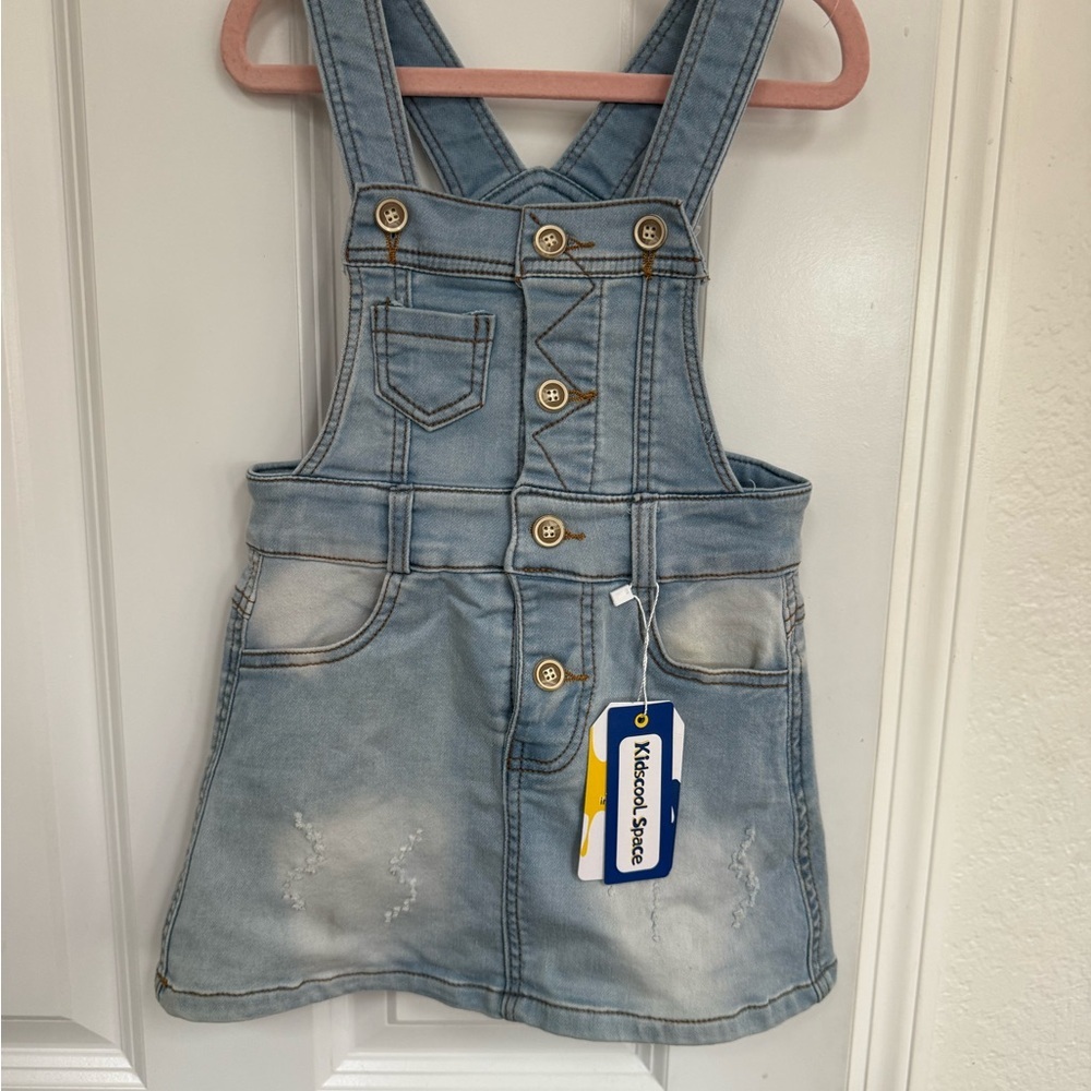 Toddler girls Denim Overall Skirt